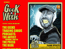 Tablet Screenshot of geekaweek.net